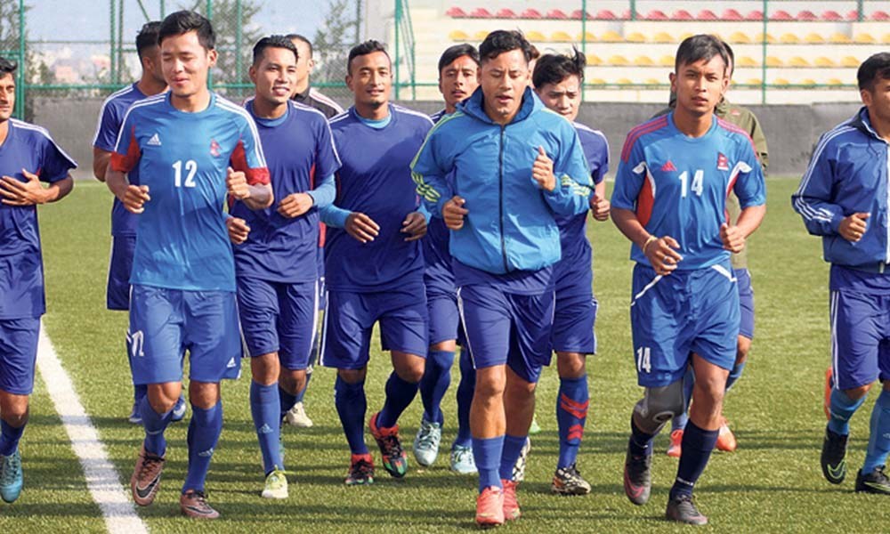 साग: पुरुष फुटबलमा नेपाल र बङ्गलादेश भिड्दै
