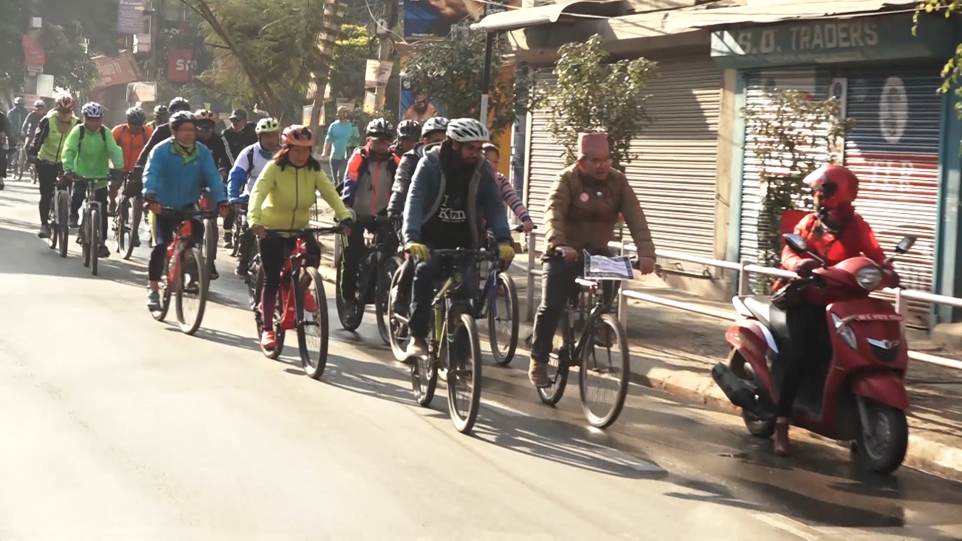 शनिबारदेखि काठमाडौंमा साइकल यात्रुका लागि छुट्टै लेन