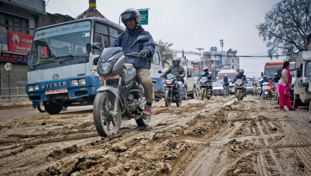 सडक कालोपत्रे नहुदा स्थानीयको आन्दोलन