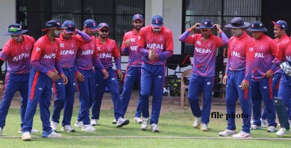 पुरुष क्रिकेट : श्रीलंकासँग नेपाल ६ विकेटले पराजित