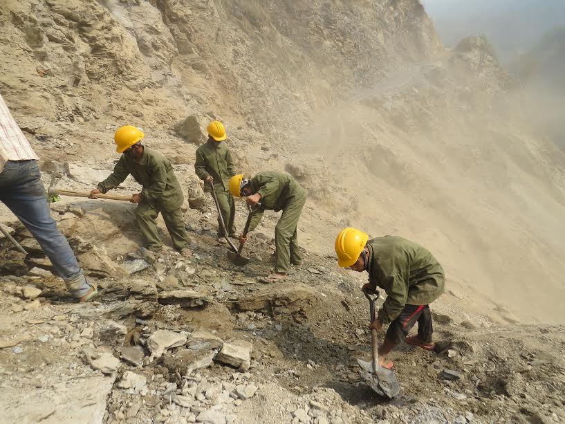 सेनाद्वारा कालीगण्डकी करिडोरको ३० किमी सडकखण्ड हस्तान्तरण