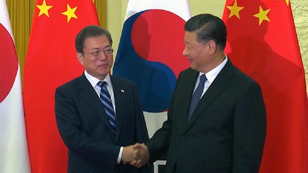चीन र दक्षिण कोरियाका राष्ट्रपति बीच भेटवार्ता