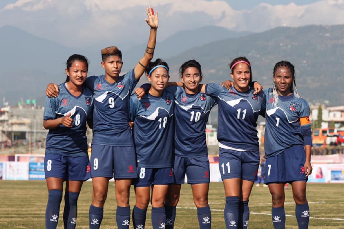 साग महिला फुटबल : सावित्राको ह्याट्रिक संगै नेपाल फाइनलमा प्रवेश