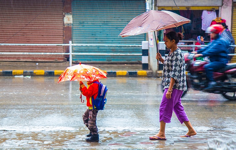 देशको अधिकांश स्थानमा बदलीसँगै वर्षाको सम्भावना