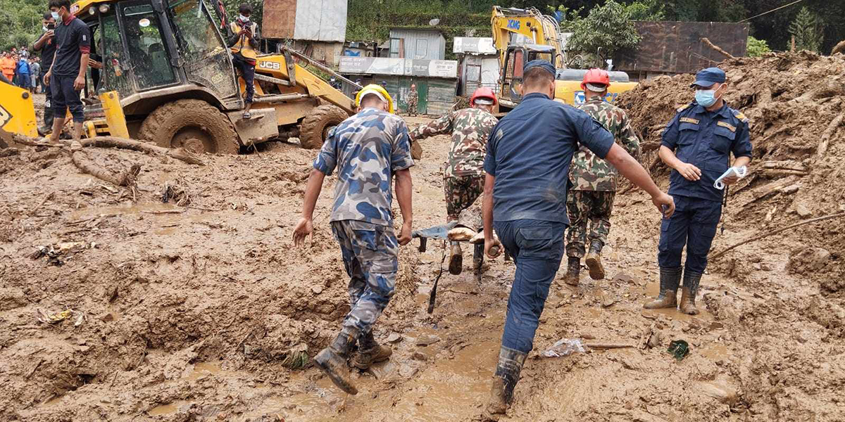 बाढीपहिरोमा परी २१८ जनाको मृत्यु, २७ बेपत्ता