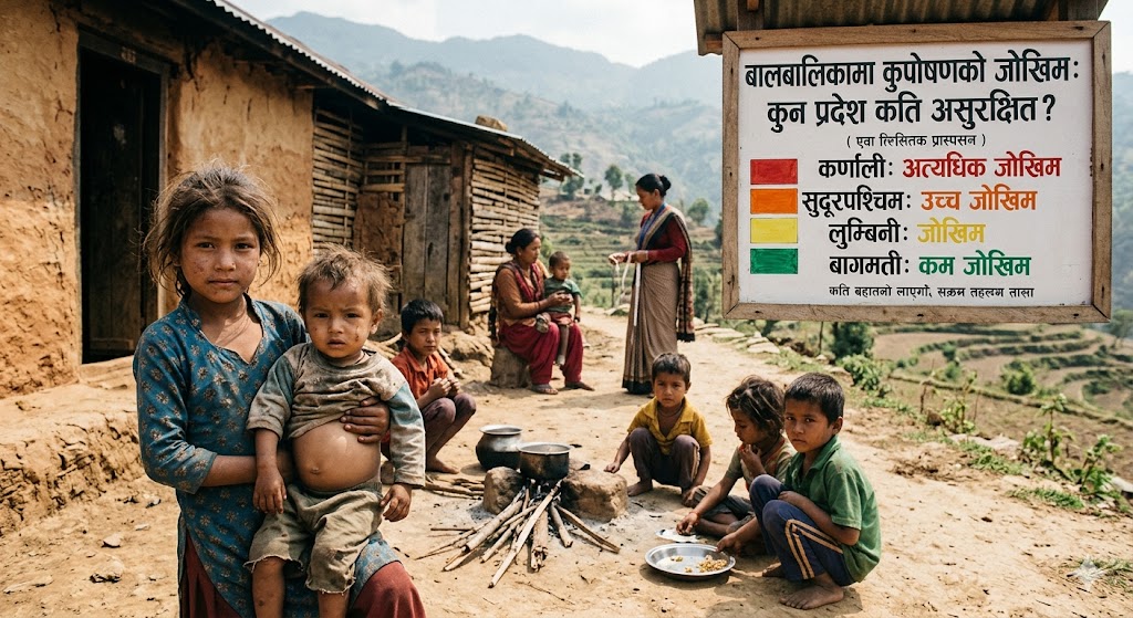 बालबालिकामा कुपोषणको जोखिम: कुन प्रदेश कति असुरक्षित?
