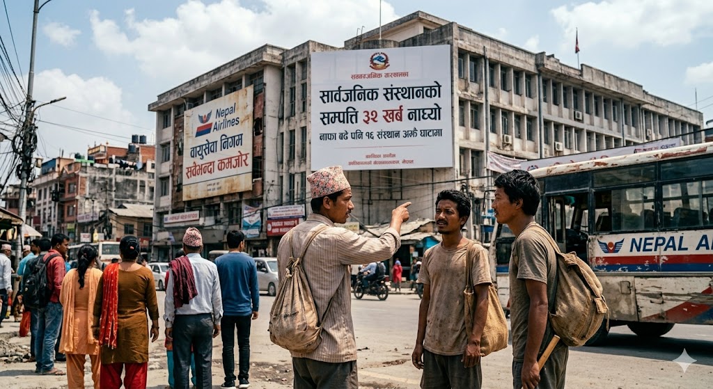 सार्वजनिक संस्थानको सम्पत्ति ३२ खर्ब नाघ्यो:  वायुसेवा निगम सबैभन्दा कमजोर
