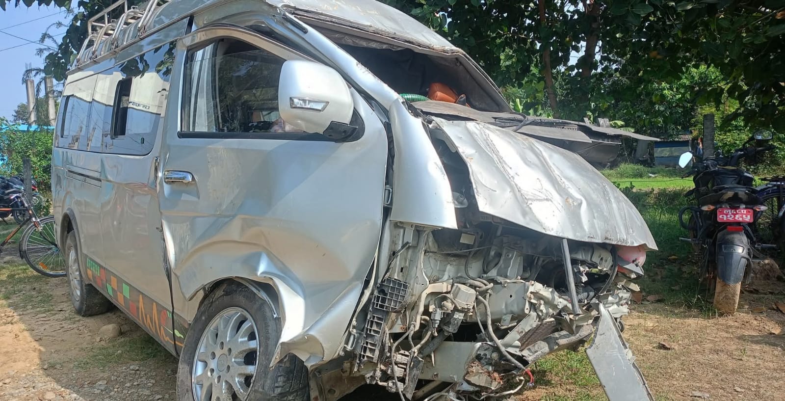 रुपन्देहीमा कार दुर्घटना, ३ जनाको मृत्यु, ४ जना घाइते