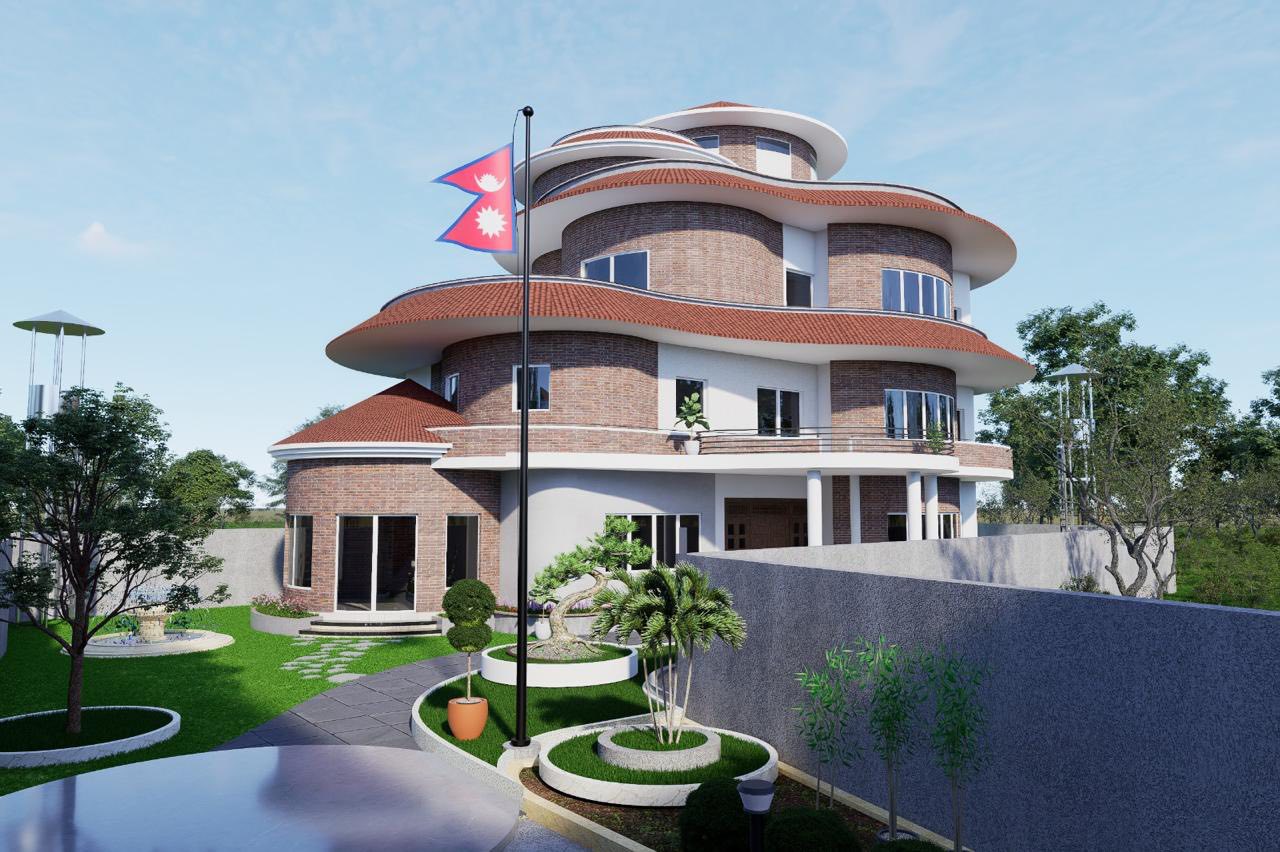 गुण्डुमा ‘ओली कुटी’ निर्माण सुरू, राधिकाले गरिन् शिलान्यास