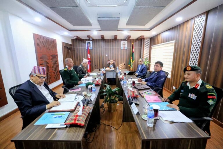 सुरक्षा परिषद् बैठक: २१ फागुनको निर्वाचनको लागि सेना परिचालन गर्न सिफारिस