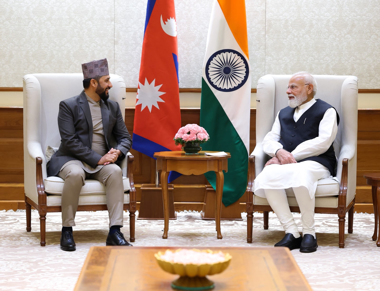 भारतीय प्रधानमन्त्री मोदी र रास्वपा सभापति लामिछानेबीच भेटवार्ता: साझा समृद्धिका लागि सहकार्य गर्ने प्रतिबद्धता