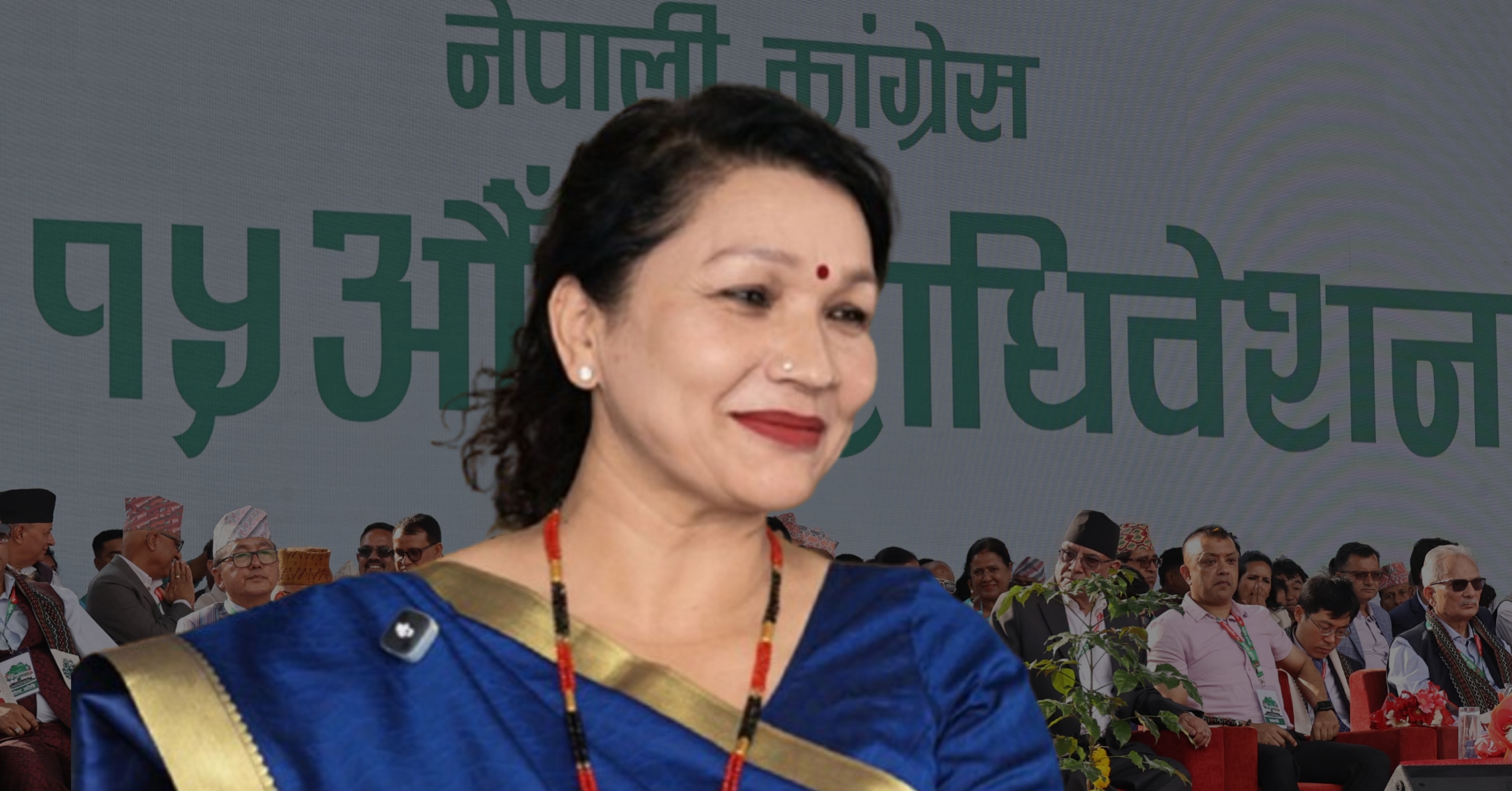 कांग्रेस खस आर्य महिला केन्द्रीय सदस्यमा भद्रा पराजुलीको अग्रता