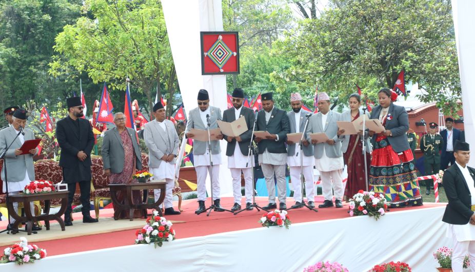 यस्तो छ १५ सदस्यीय मन्त्रिपरिषद्