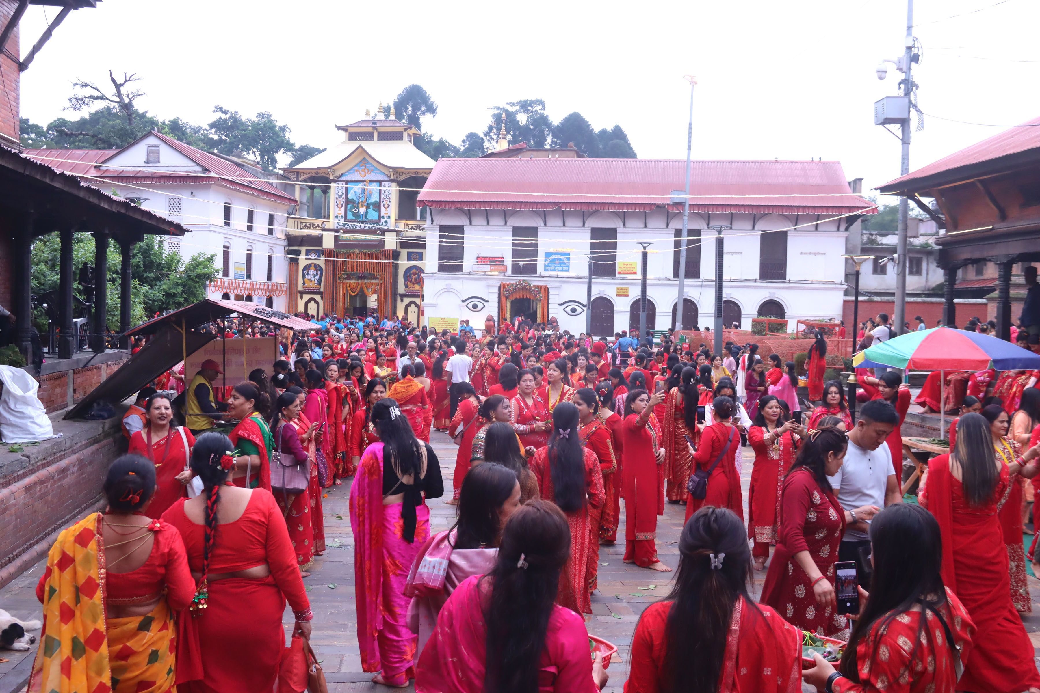 हरितालिका  तीज : पशुपतिनाथलगायत देशभरका शिवालयमा  भक्तजनको घुइँचो