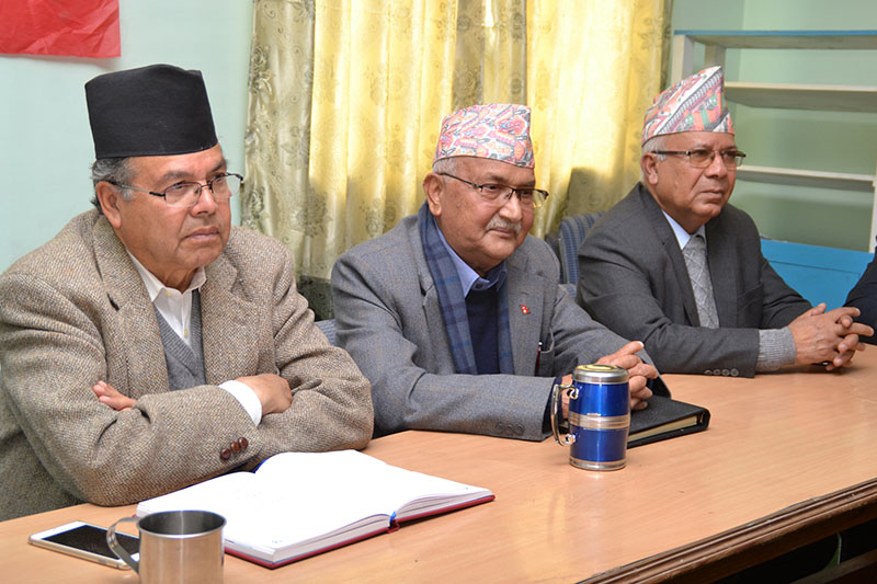 माधव नेपाल समूह सहभागी हुने भएपछि एमालेको सचिवालय बैठक स्थगित