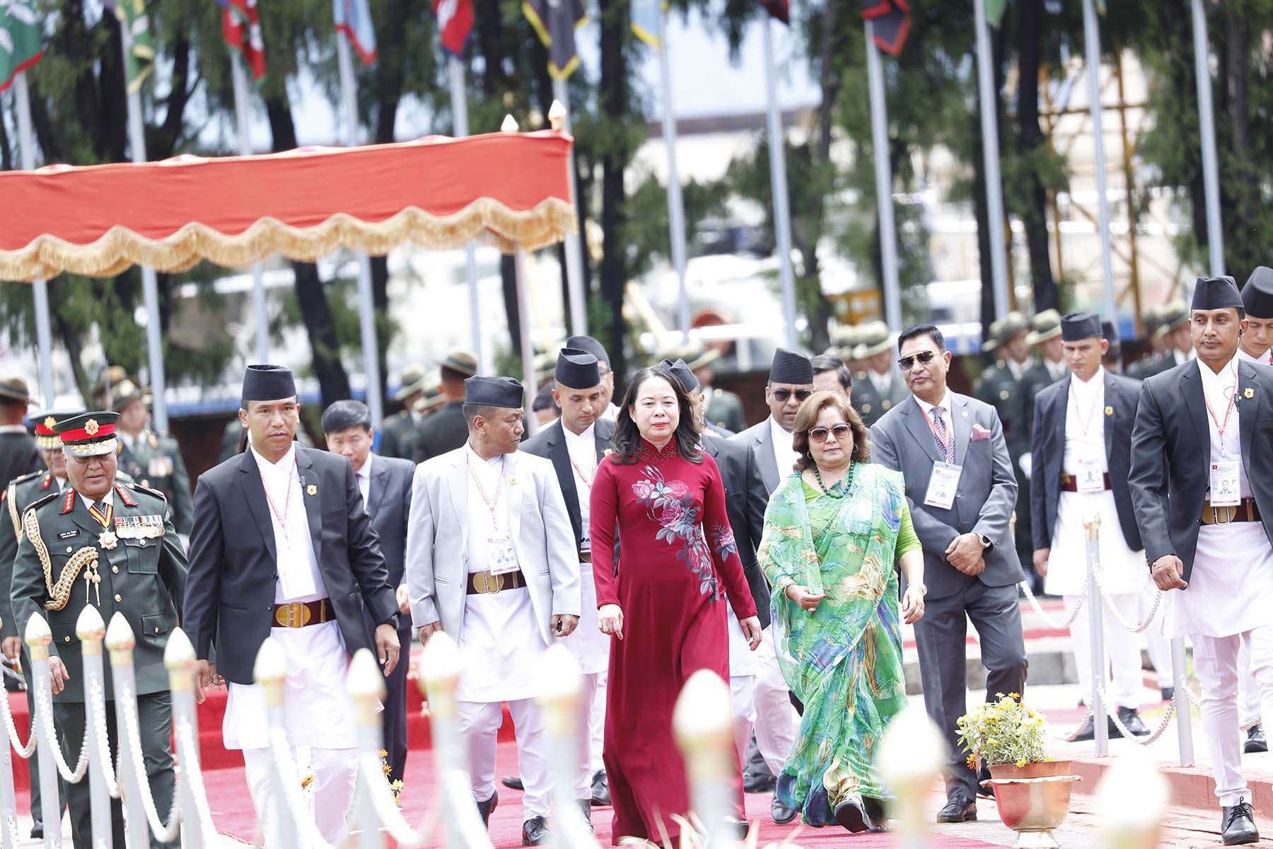 तीनदिने औपचारिक भ्रमणका लागि भियतनामका उपराष्ट्रपति सुआन नेपाल भ्रमणमा