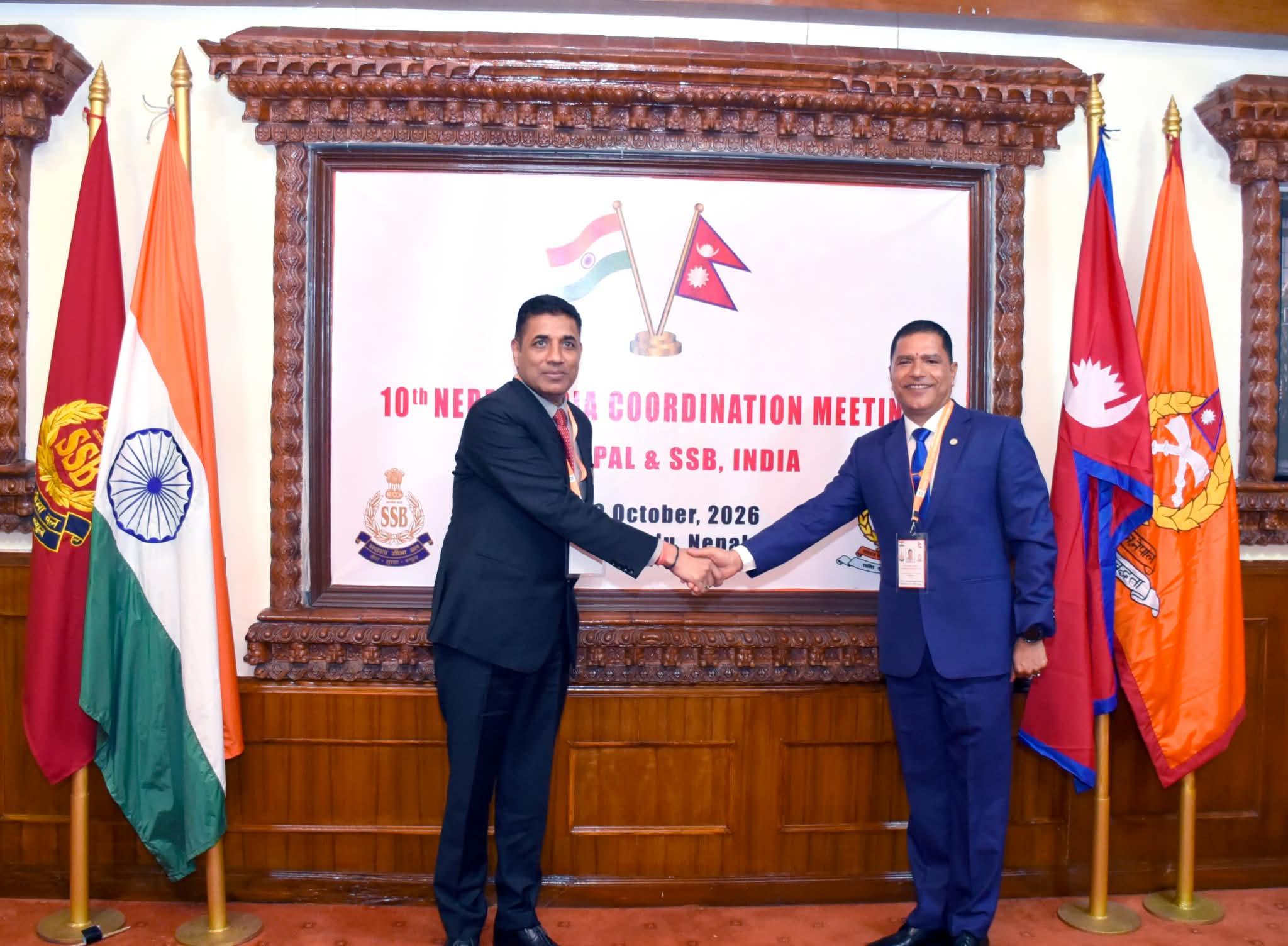 सशस्त्र प्रहरी बल र भारतीय एसएसबीबीच द्विपक्षीय बैठक सुरु: सीमा सुरक्षा र अपराध नियन्त्रणमा केन्द्रित