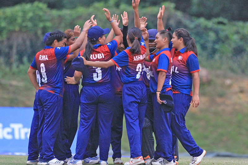 कतारलाई ९ विकेटले पराजित गर्दै नेपाली महिला टोली सेमिफाइनलमा
