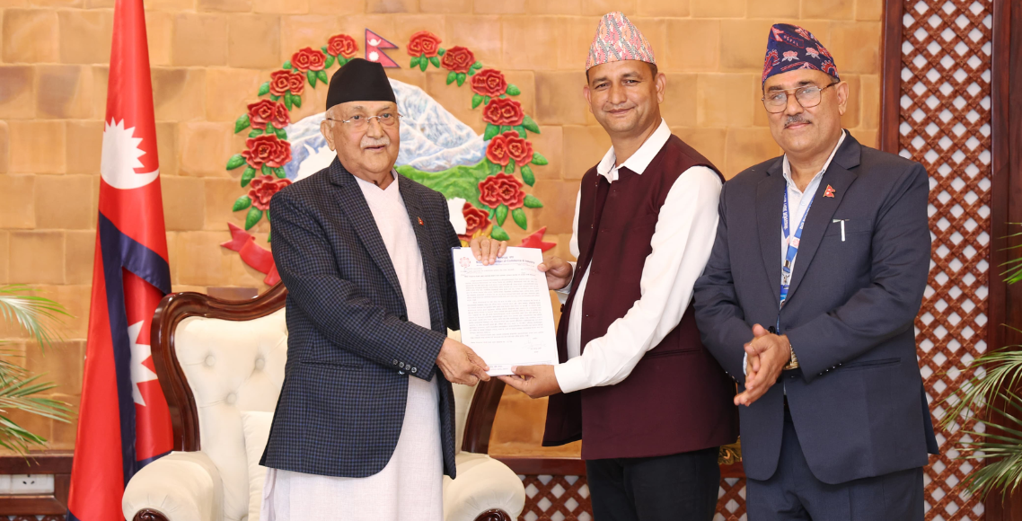 नेपालगञ्ज-नयाँ दिल्ली सिधा हवाइ उडानका लागि प्रधानमन्त्रीलाई ध्यानाकर्षण