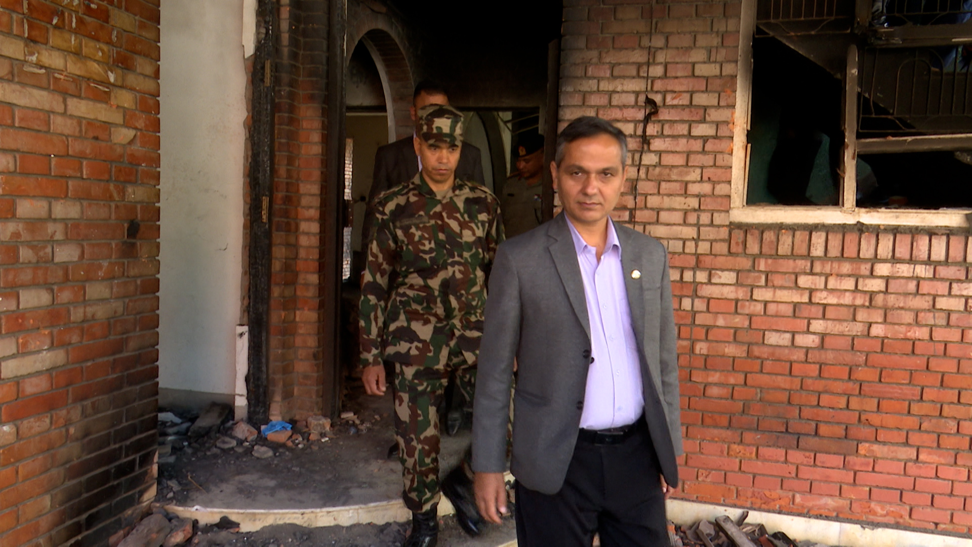 गृहमन्त्री अर्यालद्वारा राष्ट्रपतिको निजी निवास निरीक्षण