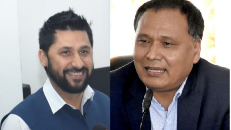 लामिछाने निवासमै पुगे घिसिङ, पदीय जिम्मेवारीबारे कुराकानी