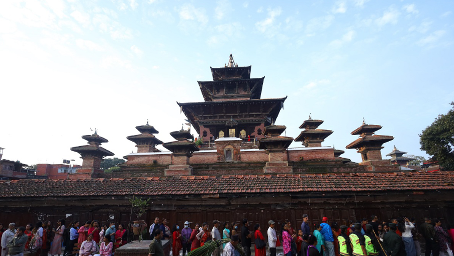 महानवमीमा मात्र खुल्ने तलेजु भवानी मन्दिरमा भोलि बिहान ५ बजेदेखि पूजाआरधना गर्न पाइने