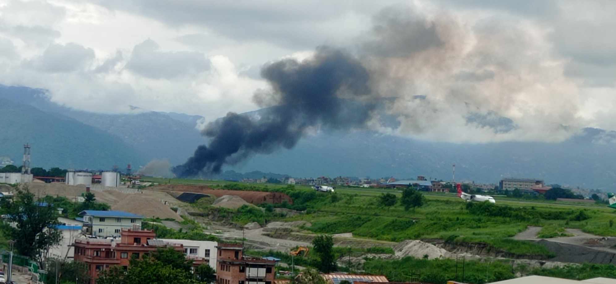 त्रिभुवन अन्तर्राष्ट्रिय विमानस्थलमा सौर्यको जहाज दुर्घटना