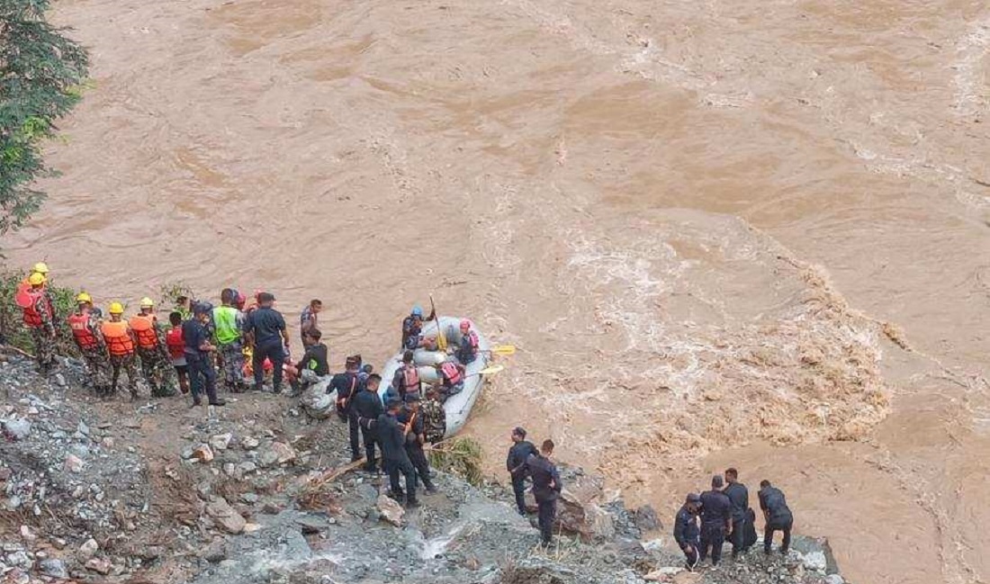 सिमलताल बस दुर्घटना : यात्रुको खोजी पुनः गरिँदै