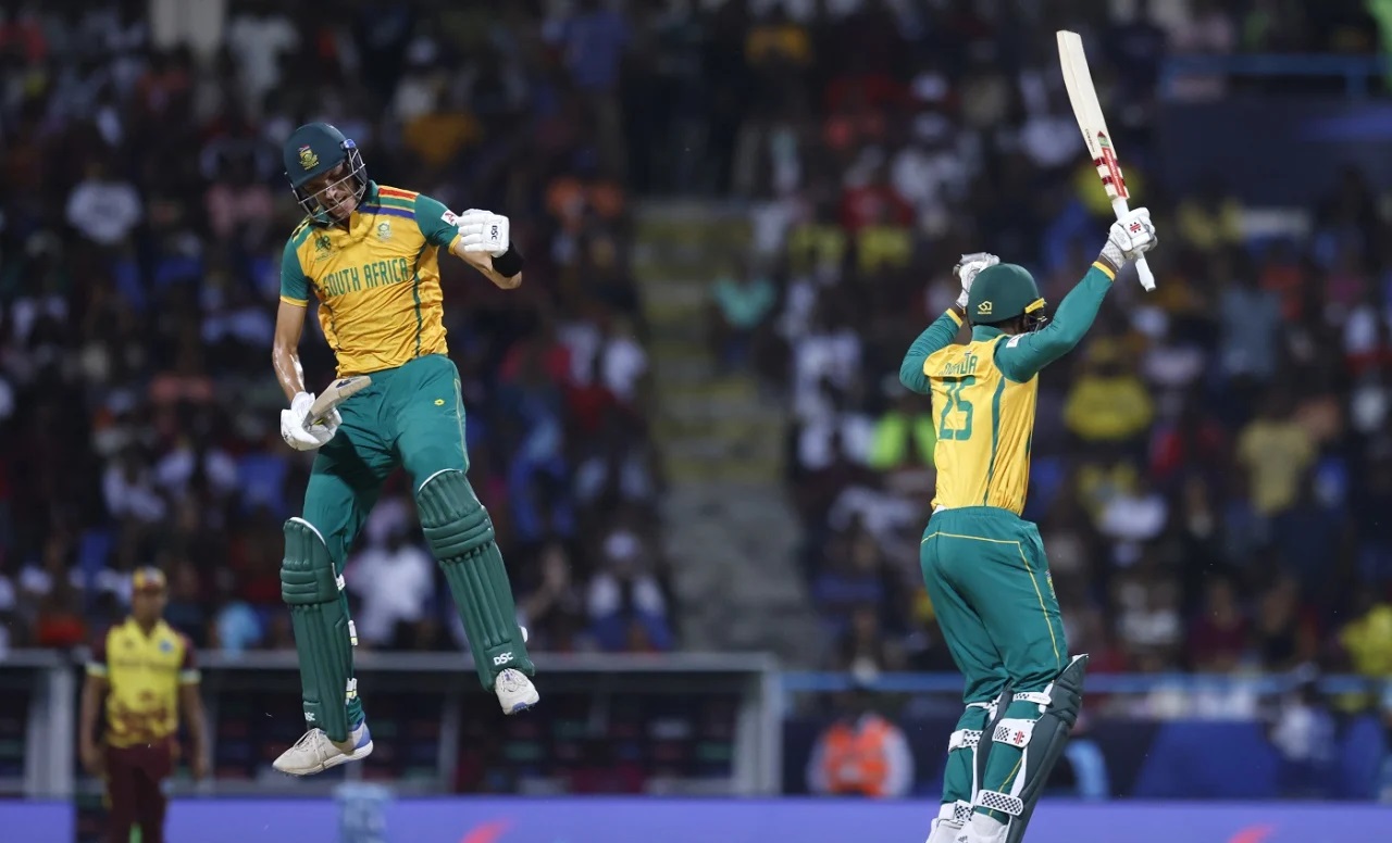 वेस्ट इन्डिजलाई हराउँदै दक्षिण अफ्रिका टी–२० विश्वकपको सेमिफाइनलमा