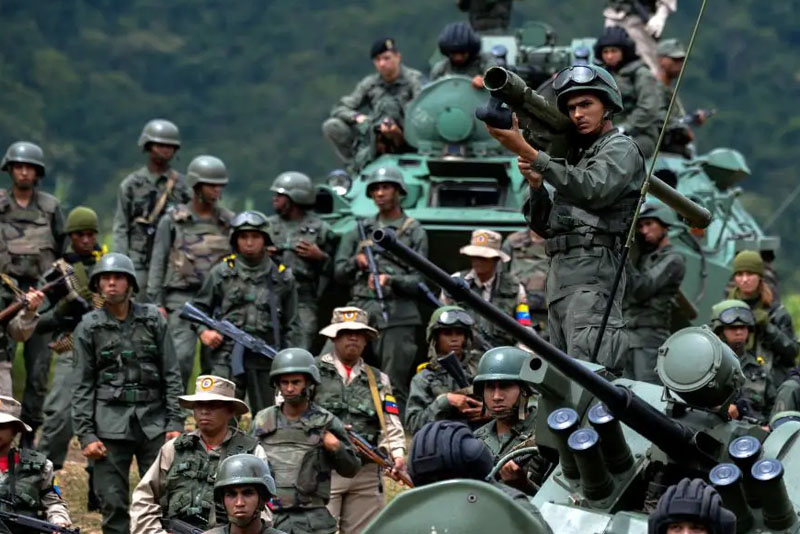 अमेरिकी दबाबबीच भेनेजुएलाद्वारा ५,६०० सैनिक थप परिचालन