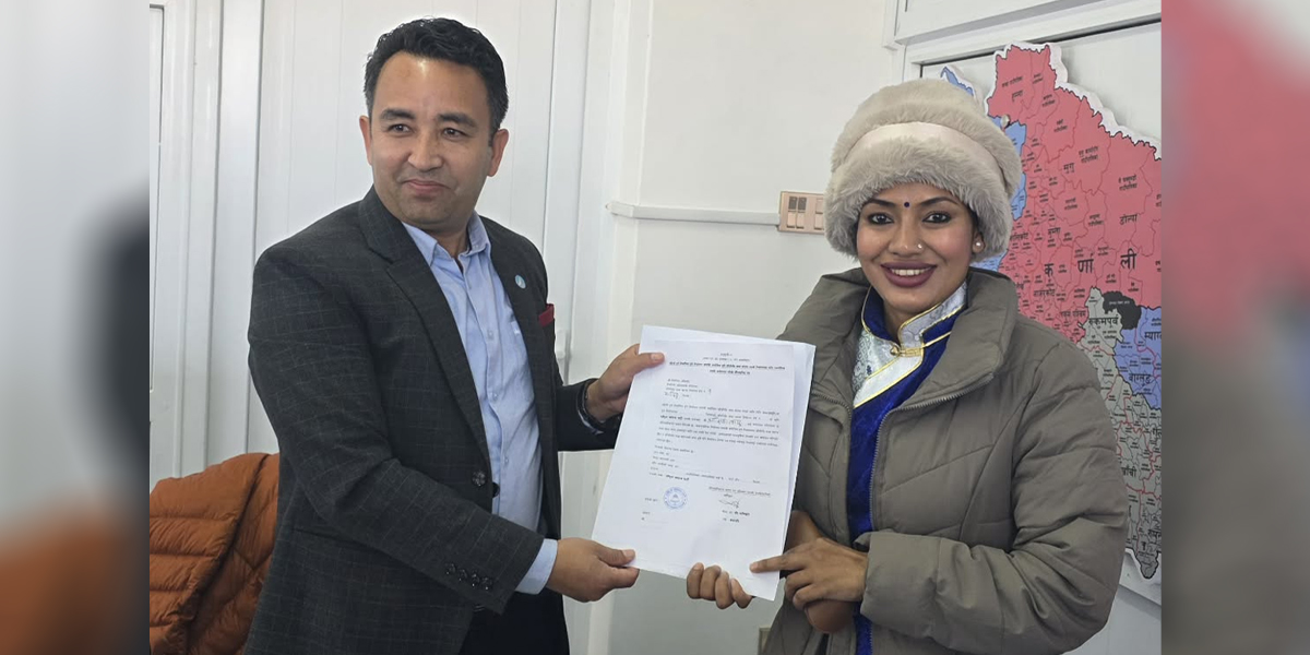 धादिङ-१ बाट आशिका तामाङ बनिन् रास्वपा उम्मेदवार