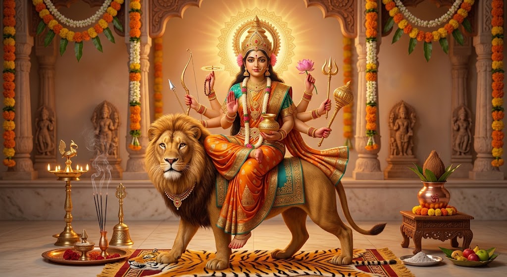 नवरात्रको चौथो दिन आज कुष्माण्डा देवीको पूजा आराधना गरिँदै