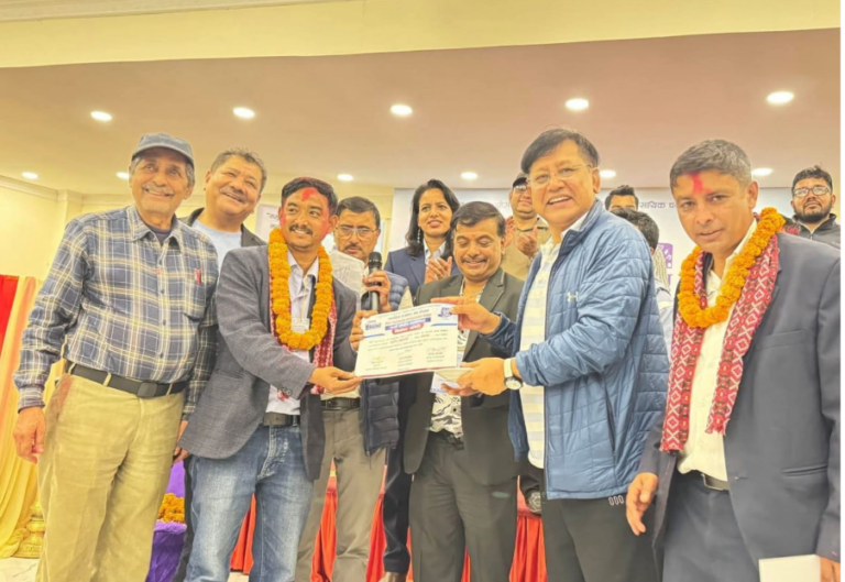 चलचित्र पत्रकार संघको अध्यक्षमा पुनः समिर बलामी निर्वाचित