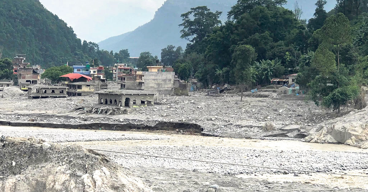 भोटेकोशी बाढी : १४५८ जनाको शव फेला, १३३६ शवलाई माटोमुनि राखियो