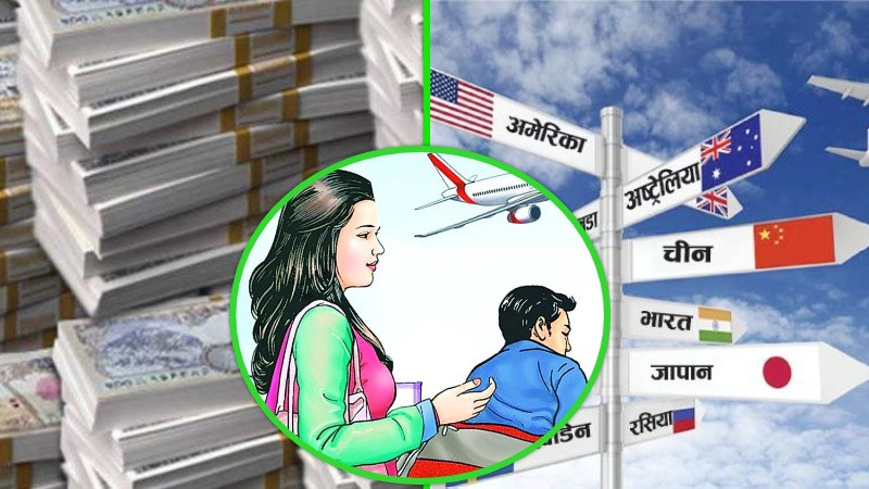विदेश पढ्न जानेले एक महिनामै लगे रु ३२ अर्ब ७६ करोड