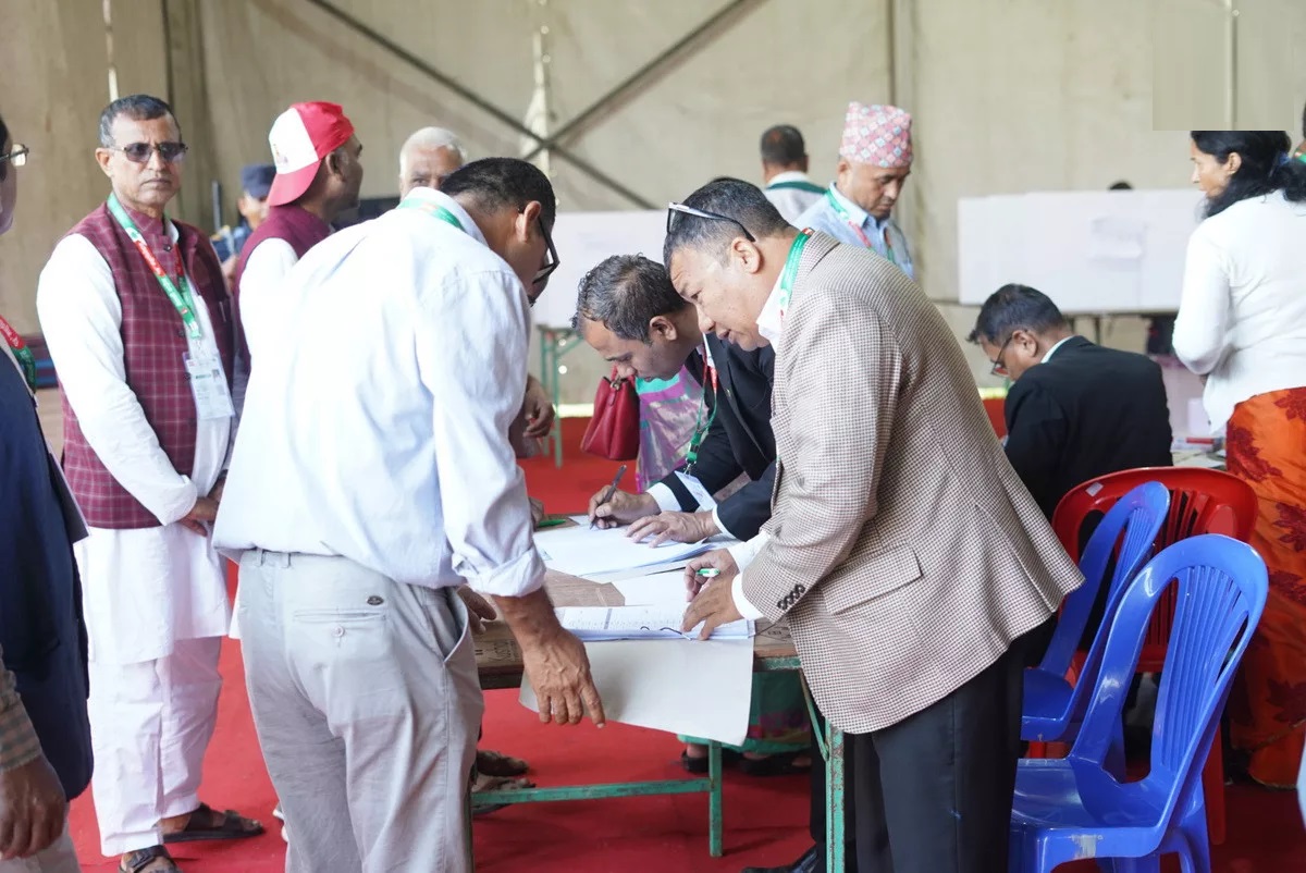 कांग्रेस महाधिवेशन : मतदानको समय साँझ ५ बजेसम्म थप