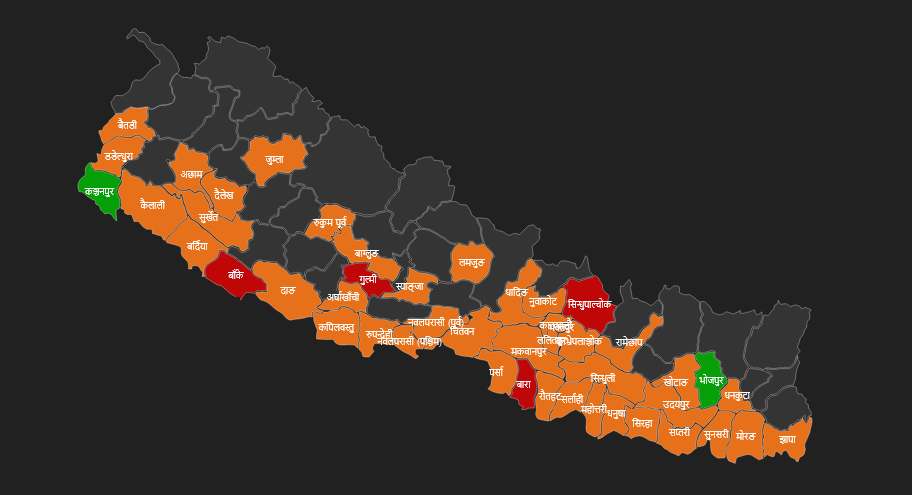 आजै थपिए १७० संक्रमित, कुन जिल्लामा कति संक्रमित ?