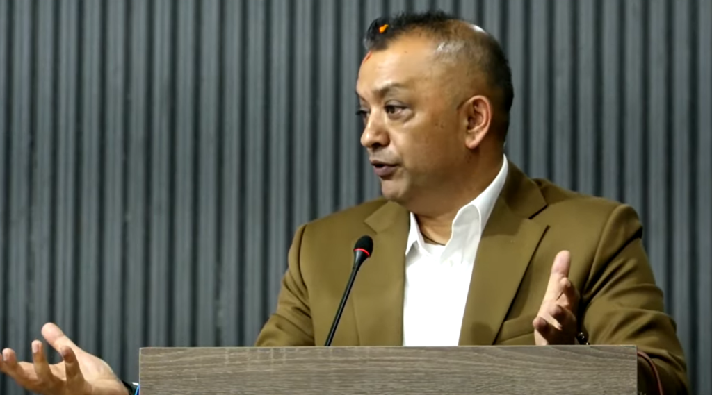 स्थानीय तहको उम्मेदवार तलबाटै छान्छौँ, माथिको पहुँचका भरमा कसैको टिकट खोसिँदैनः गगन थापा
