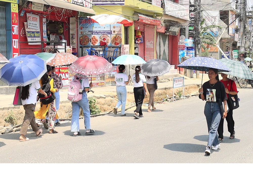 काठमाडौंमा नौ वर्षयताकै गर्मी, कति पुग्यो तापक्रम ?