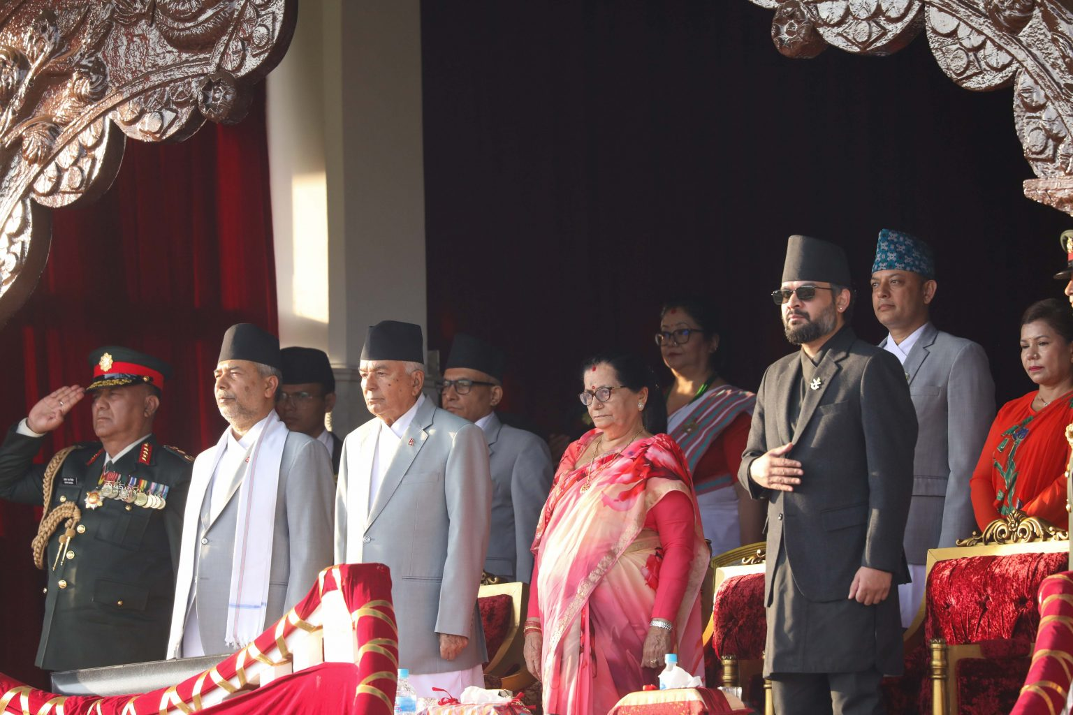 टुँडिखेलमा नेपाली सेनाको फूलपाती
