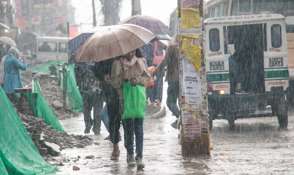 आज यी प्रदेशमा वर्षाको सम्भावना