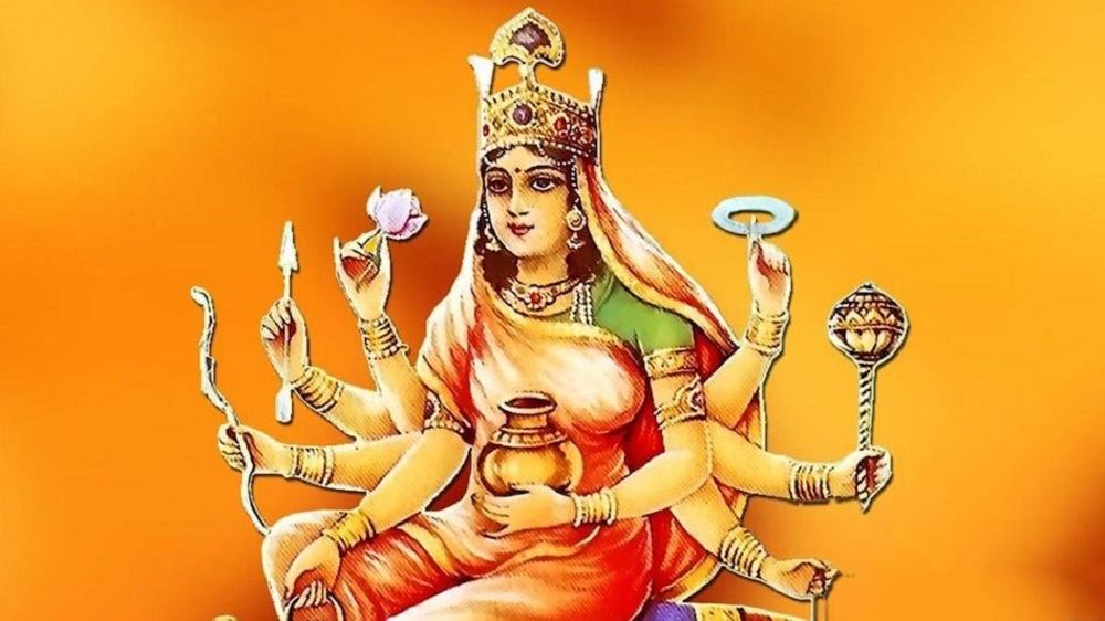 नवरात्रको चौथो दिन कुष्माण्डा देवीको कुष्माण्डा देवीको पूजा आराधना गरिँदै