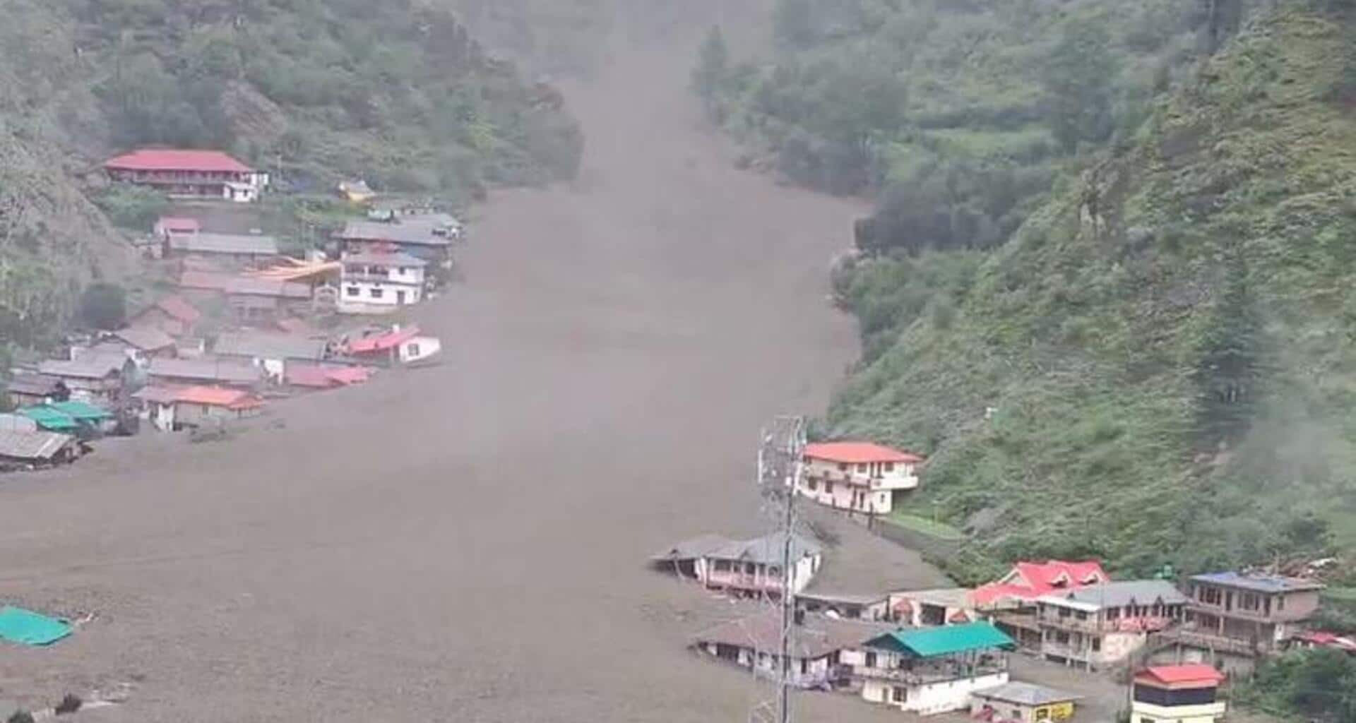 उत्तरकाशीमा बादल फुट्दा १०० भन्दा बढीको मृत्यु भएको आशंका