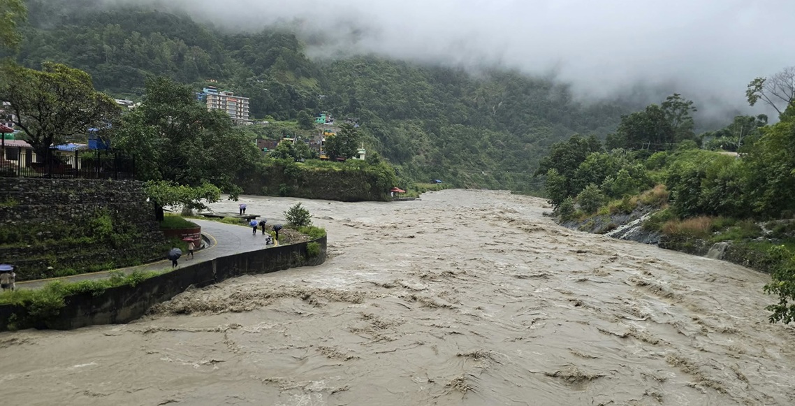 काठमाडौँसहित ५८ जिल्लामा बाढीको ‘अलर्ट’