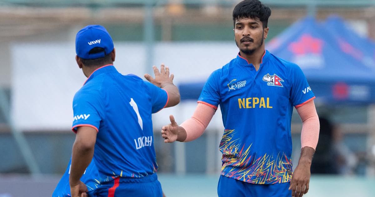 नेपालद्वारा भारत ९२ रनले पराजित