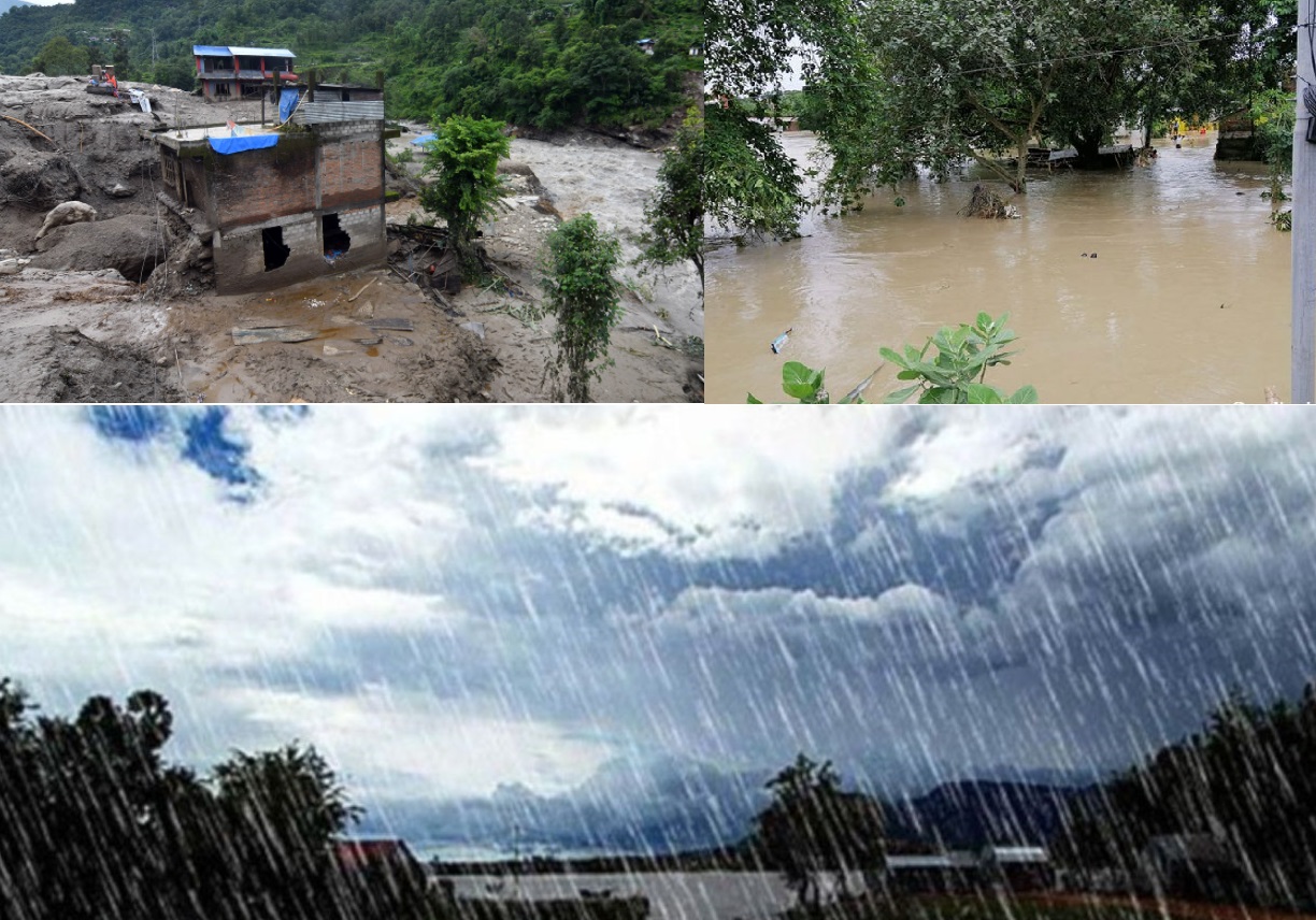 यी प्रदेशमा भारी वर्षा, बाढी, पहिरो तथा भूक्षयकाे जोखिम, सर्तकता अपनाउन मौसमबिदको आग्रह