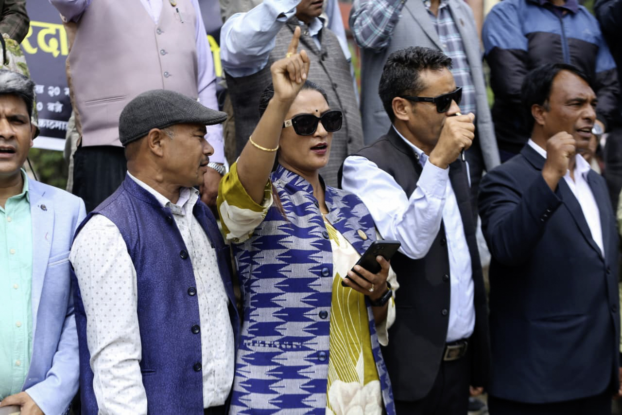 विभेद, हिंसा र सुकुम्बासी उठिबासविरुद्ध माइतीघरमा विरोध प्रदर्शन