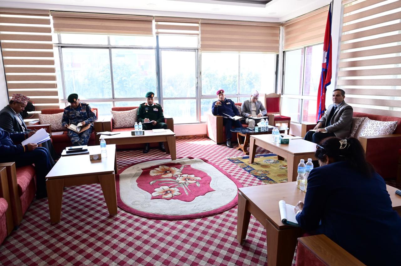 केन्द्रीय सुरक्षा समितिको बैठक:  सामाजिक संजालको दुरुपयोगमा निगरानी बढाइने