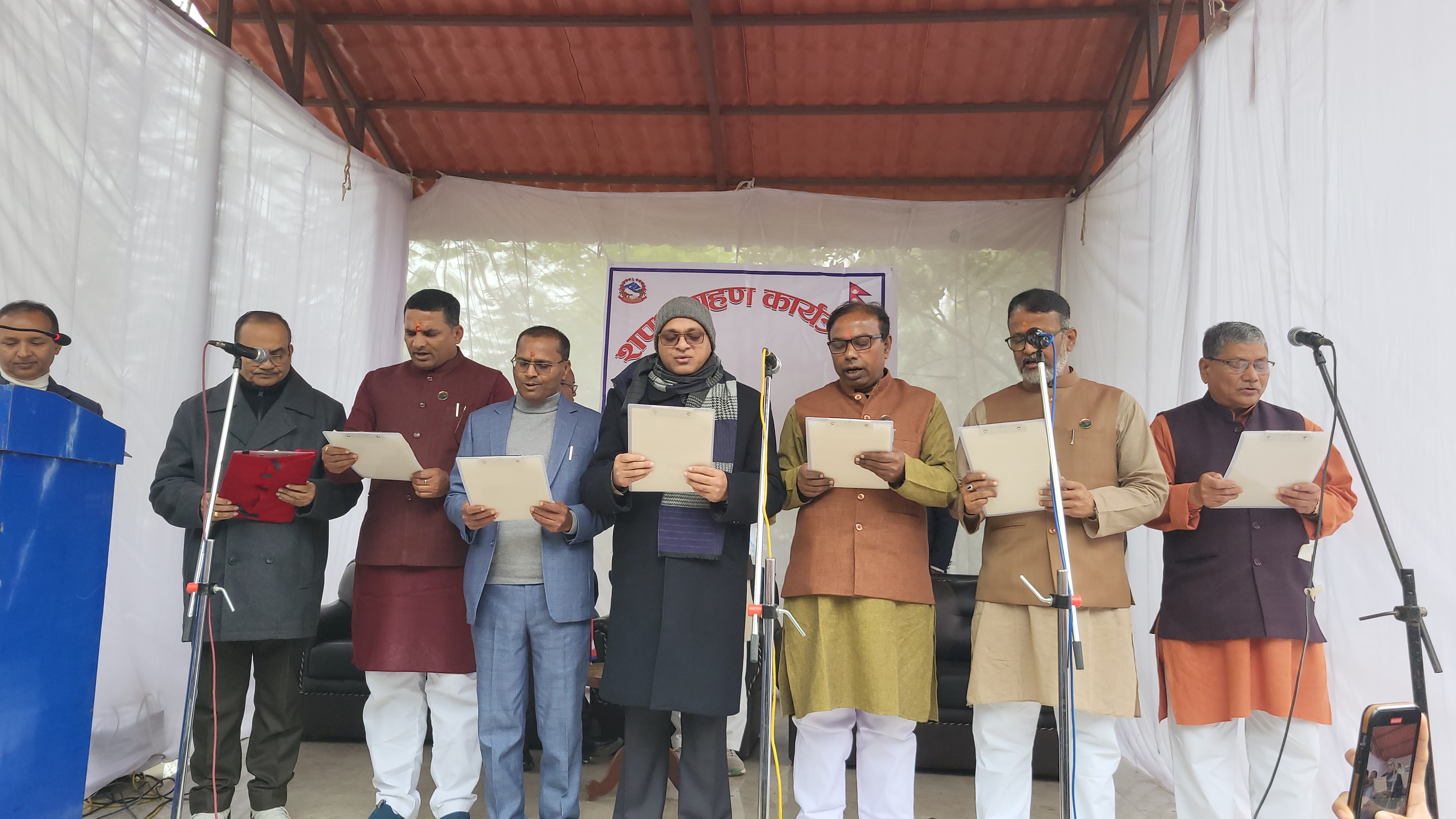मधेशमा मन्त्रिपरिषद्ले पायो पूर्णता, ६ नयाँ मन्त्रीले लिए शपथ