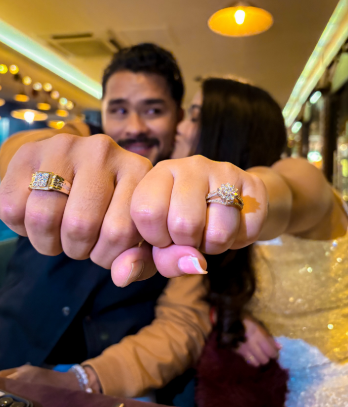 क्रिकेटर करण केसी र पत्रकार वर्षा बस्नेत इङ्गेज, औंठी साटासाटको तस्विर सामाजिक सञ्जालमा सार्वजनिक